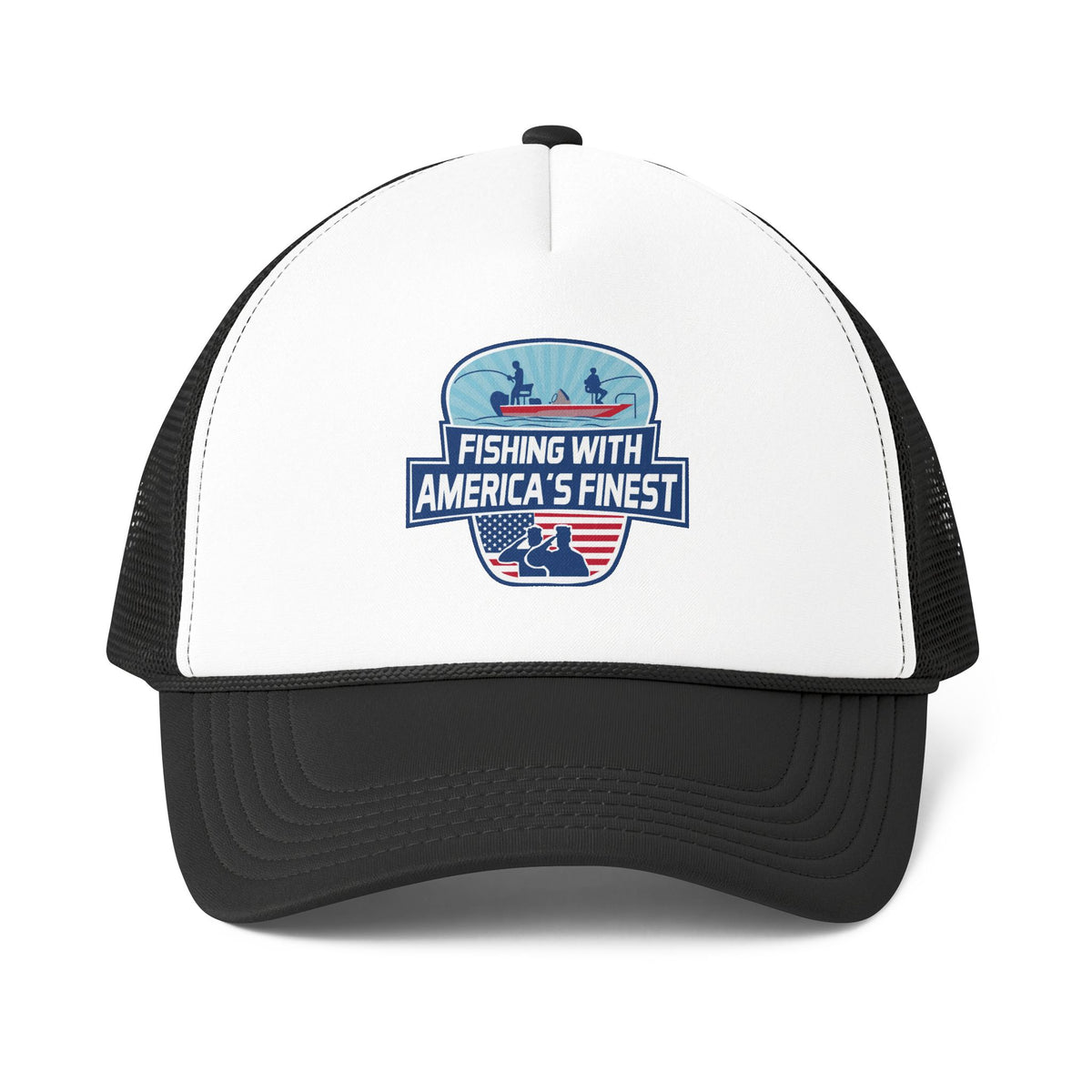 Trucker Cap - "Fishing With America’s Finest" Embroidered Hat