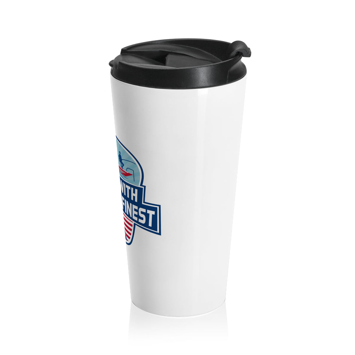 Fishing With America’s Finest Stainless Steel Travel Mug — Patriotic Fisherman Insulated Tumbler