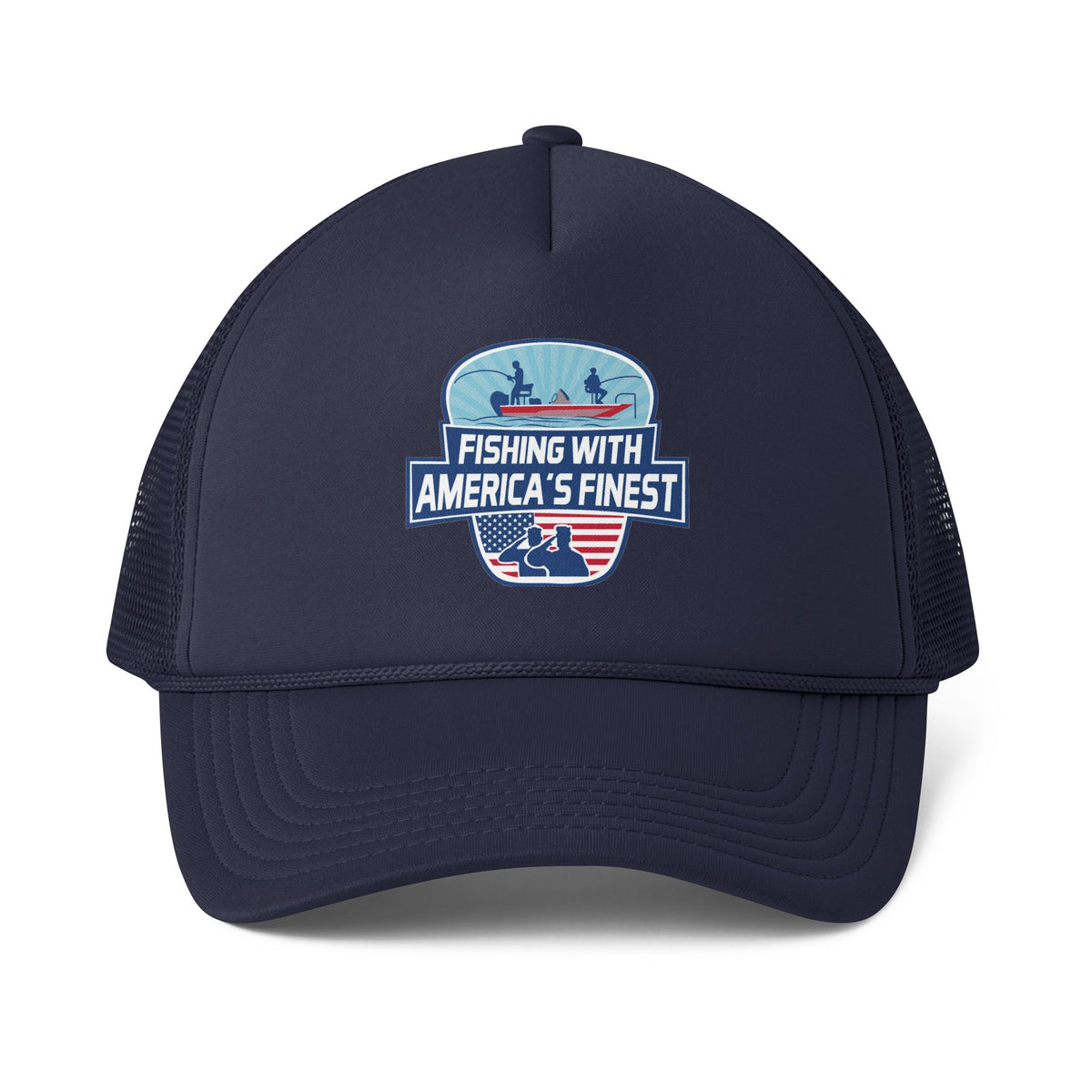 Trucker Cap - "Fishing With America’s Finest" Embroidered Hat
