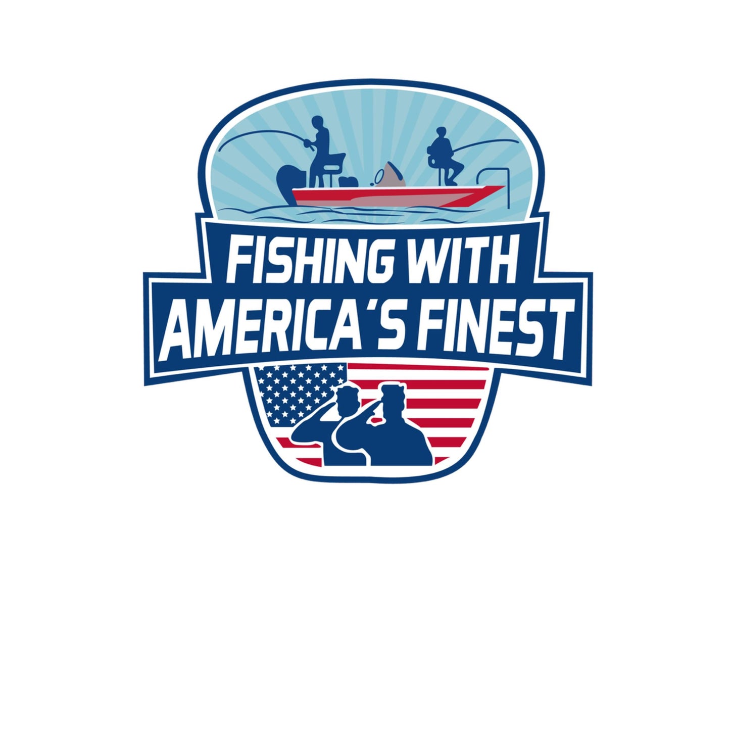 Insulated Tumbler — "Fishing With America's Finest" Patriotic 20oz Travel Mug